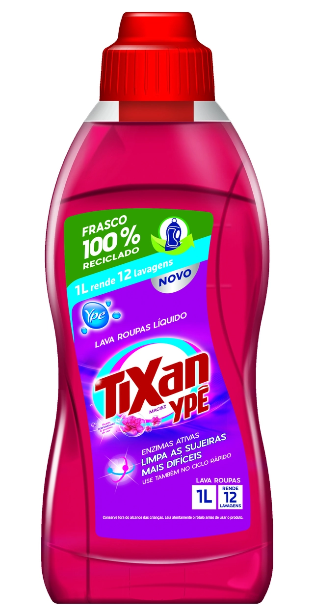 Lava Roupas Líquido Maciez Tixan Ypê Frasco 1l