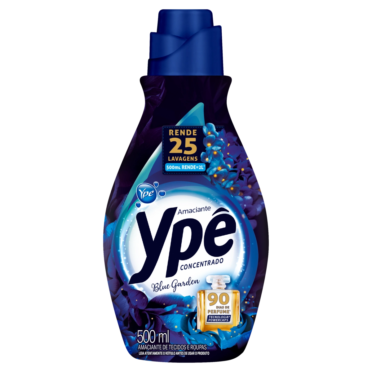 Amaciante De Roupa Concentrado Blue Garden Ypê Frasco 500ml
