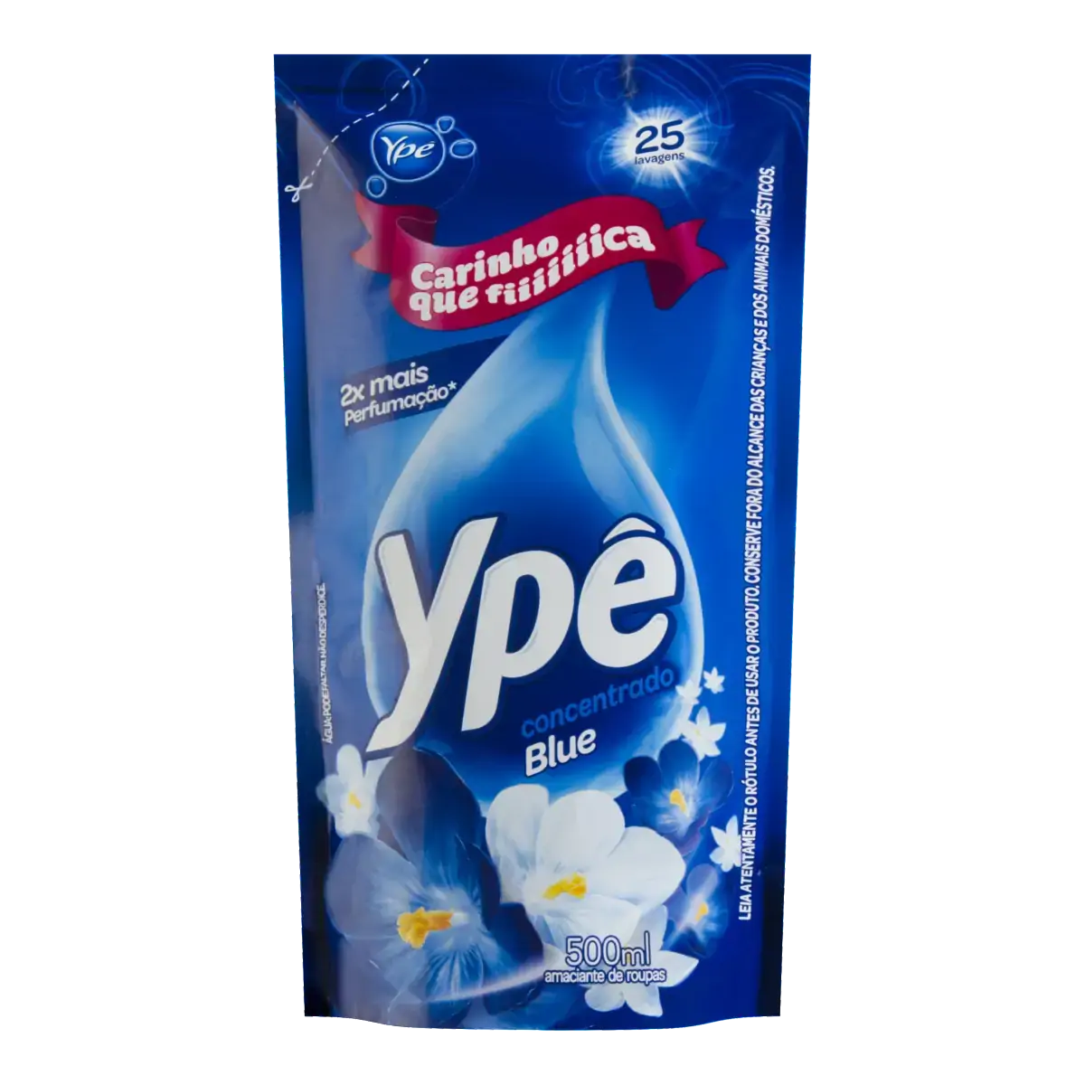 Amaciante De Roupa Concentrado Blue Ypê Refil 500ml
