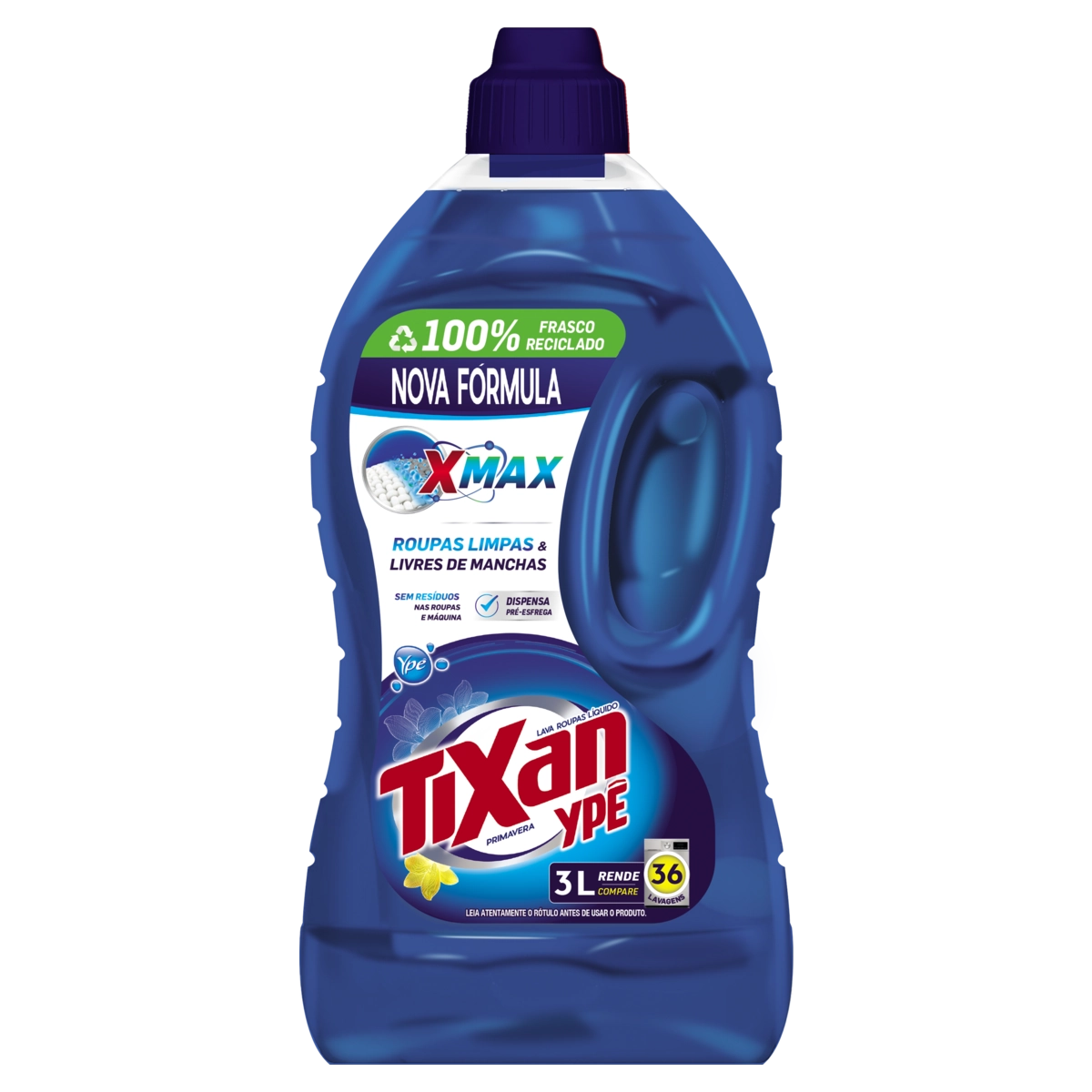 Lava Roupas Líquido Primavera Tixan Ypê Frasco 3l