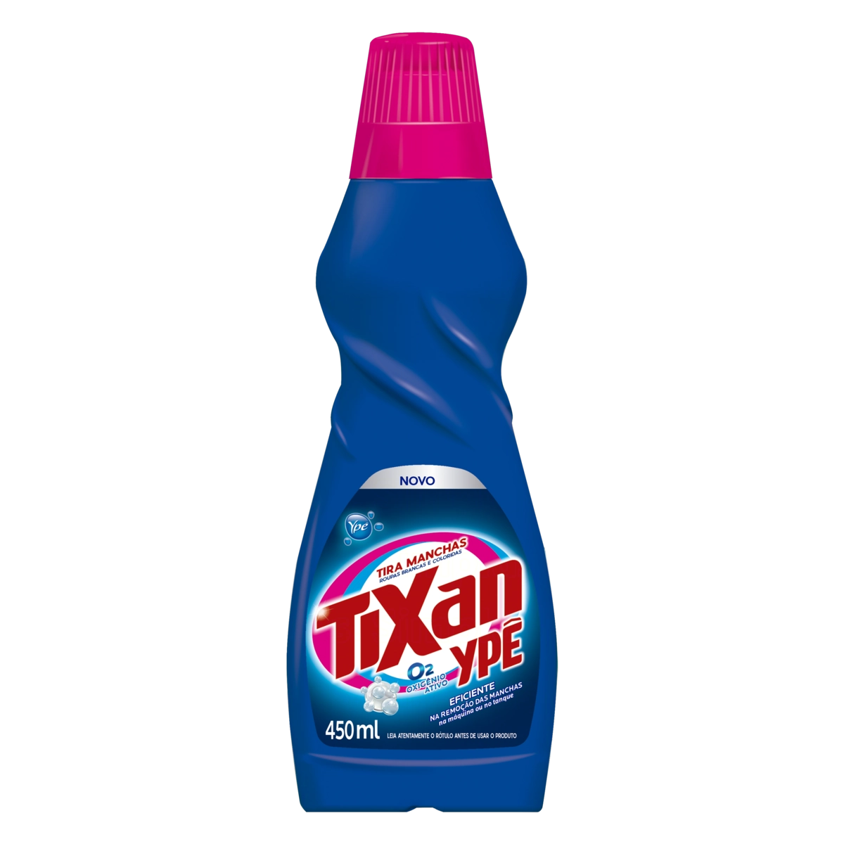 Tira Manchas Líquido Roupas Brancas E Coloridas Tixan Ypê Frasco 450ml