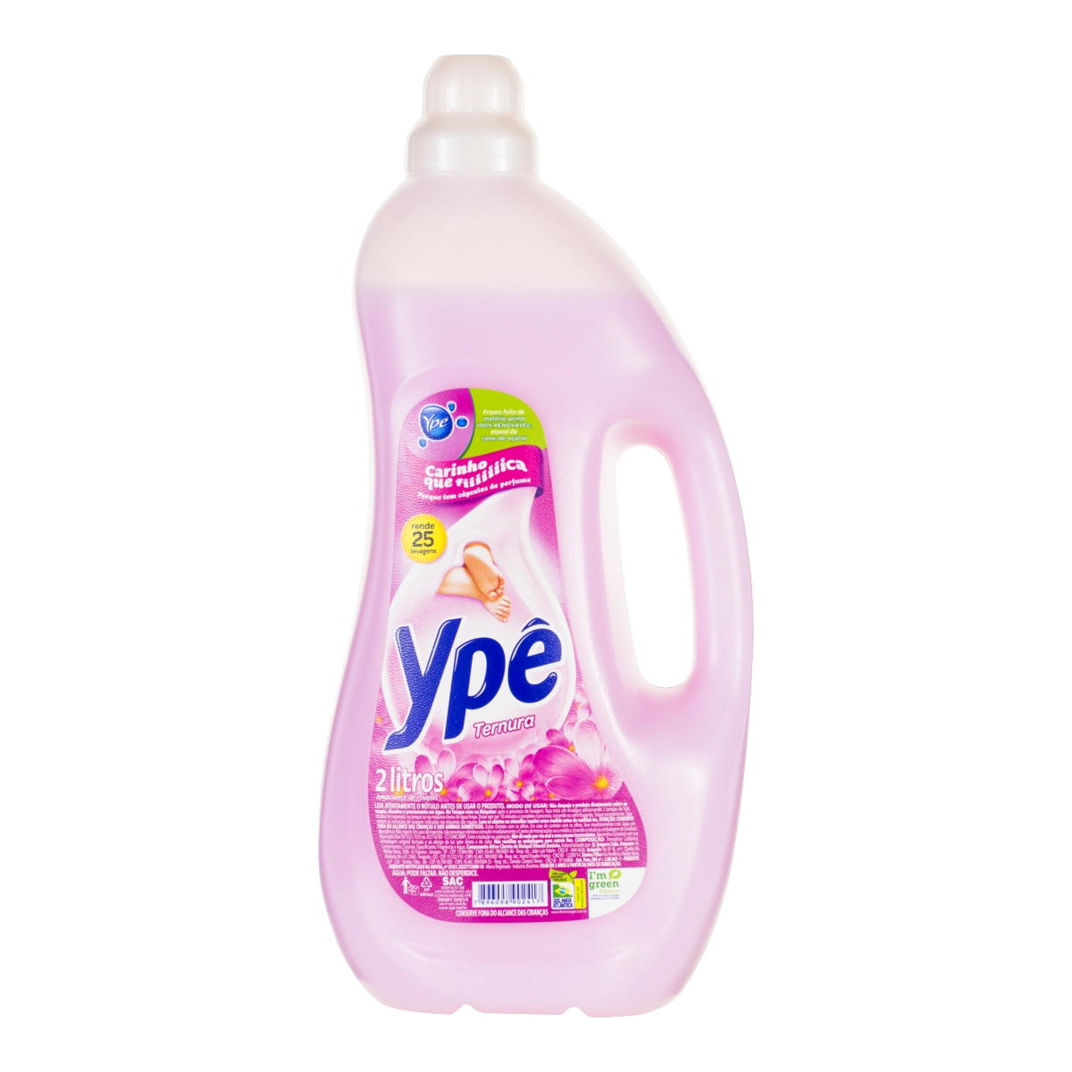 Amaciante De Roupa Ternura Ypê Frasco Leve 2l Pague 1,6l