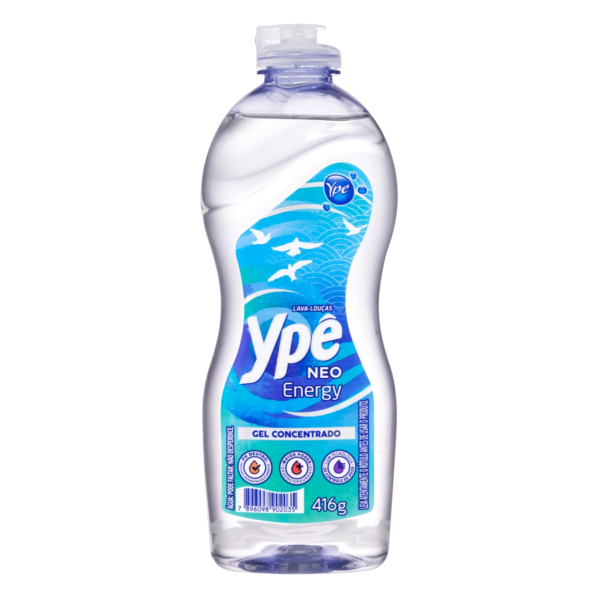 Lava Louças Gel Concentrado Clear Ypê Squeeze 406g