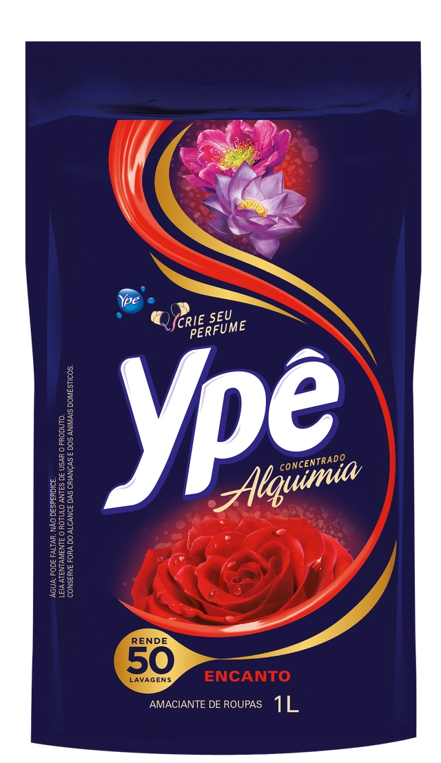 Amaciante De Roupa Concentrado Encanto Ypê Alquimia Sachê 1l Refil Econômico
