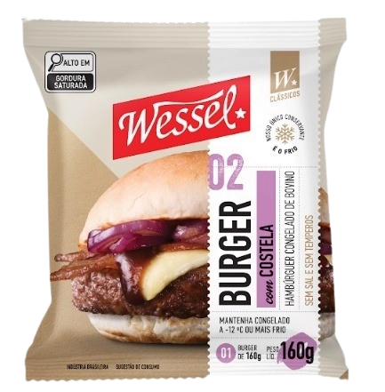 Hamburguer Wessel 160g Costela