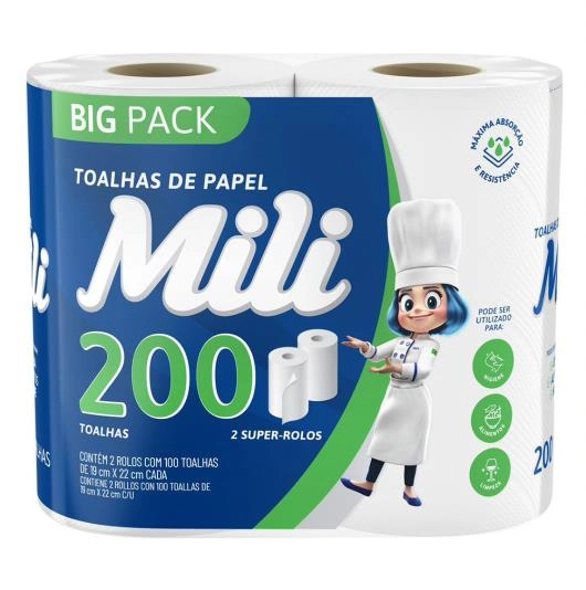 Toalha De Papel Mile Leve 200