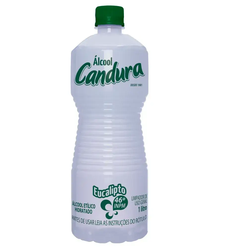 álcool Líquido 46 Inpm Eucalipto Candura Frasco 1l
