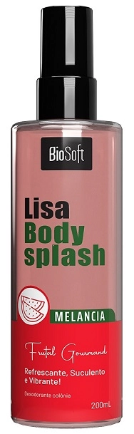 Deo Colonia Body Splash Biosoft Lisa 200ml Melancia