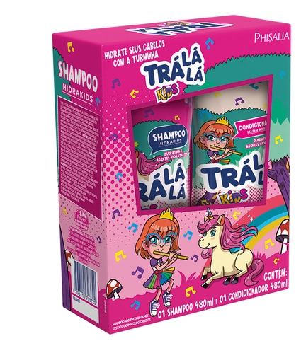 Kit Shampoo Condicionador Tra La La Kids Hidrakids