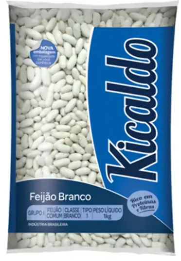 Feijao Kicaldo 1kg Branco