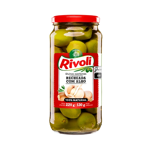 Azeitona Verde Sem Carço Rivoli Sachê 80g
