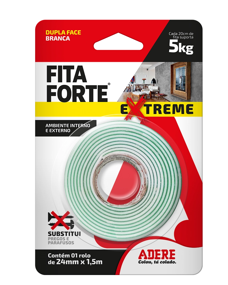 Fita Forte Extreme 24x1,5 Kg Ambiente Ext/int Adere