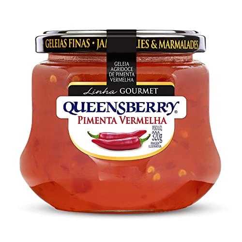 Geleia Agridoce Pimenta Vermelha Queensberry Gourmet Vidro 320g