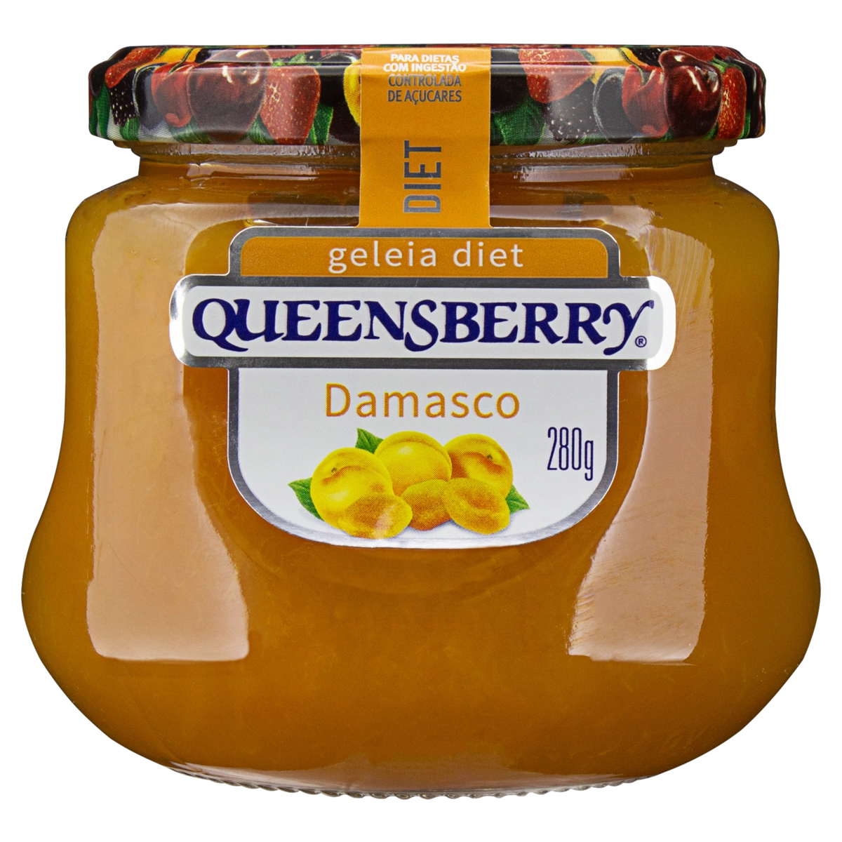 Geleia Damasco Diet Queensberry Vidro 280g