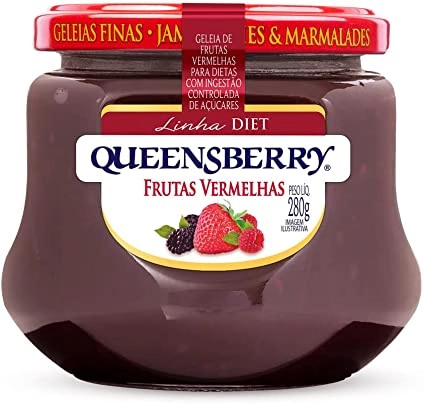 Geleia Frutas Vermelhas Diet Queensberry Vidro 280g