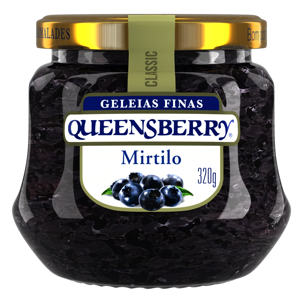 Geleia Mirtilo Queensberry Classic Vidro 320g