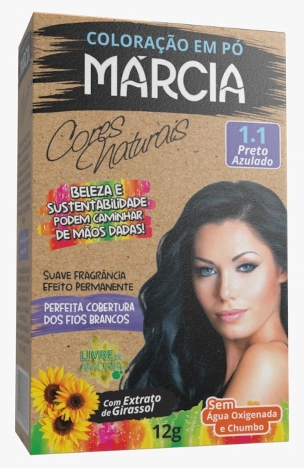 Marcia Em Po 1.1 Preto Azulado