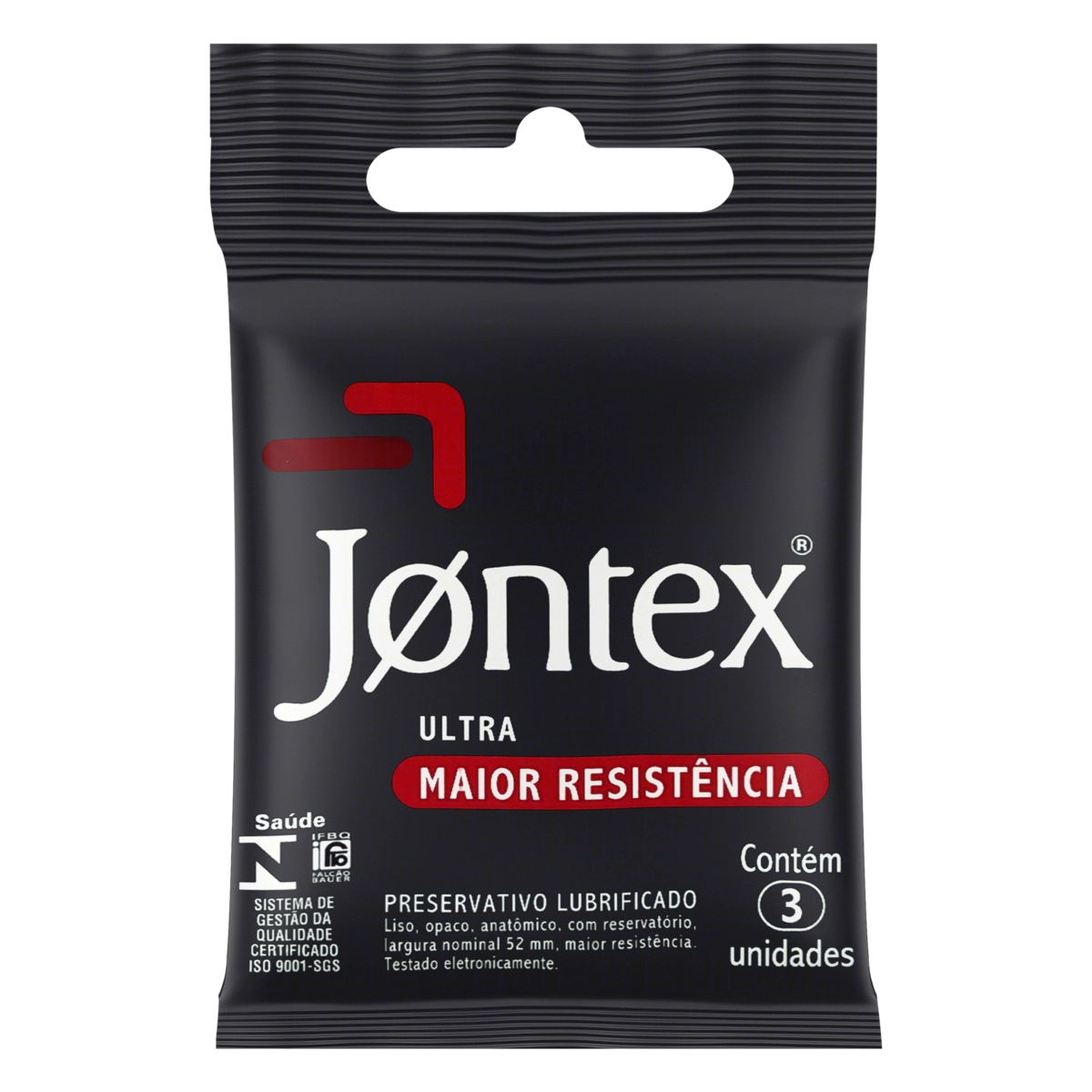 Preservativo Masculino Lubrificado Sensitive Jontex Pacote 6 Unidades