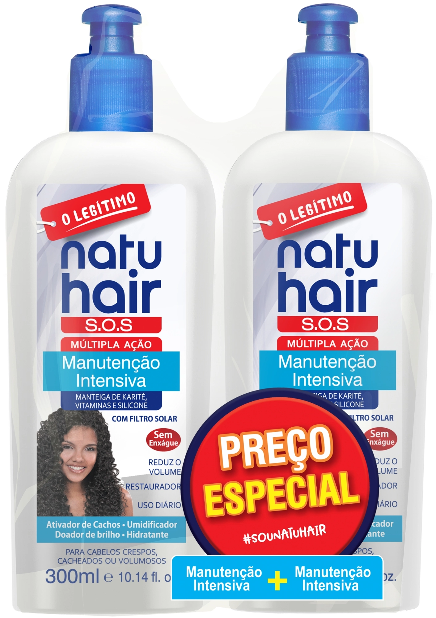 Kit Shampoo Cond.manut. Intensiva Natu Hair