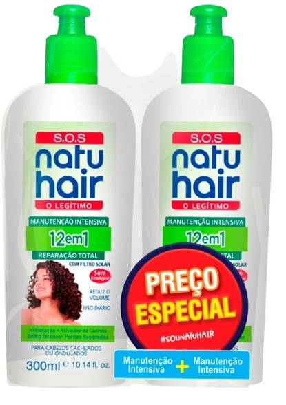 Natu Hair Kit Cr.pentear 300ml Sos 12x1