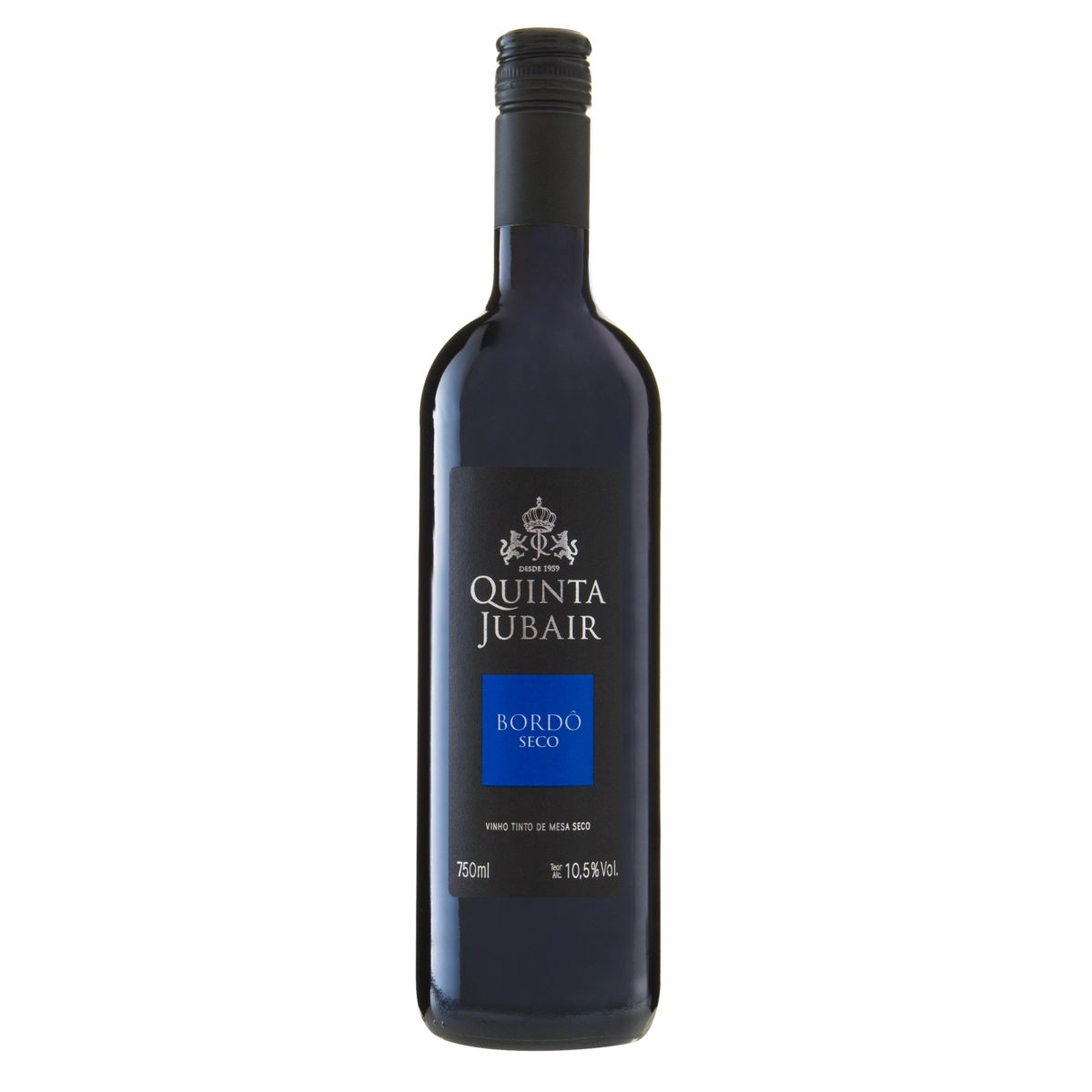Vinho Brasileiro Tinto Seco Quinta Jubair Bordô Garrafa 750ml