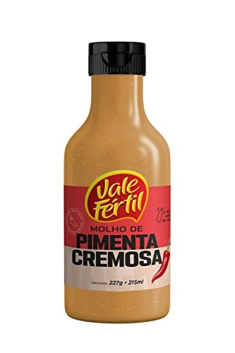Molho De Pimenta Cremoso Vale Fértil Frasco 215ml