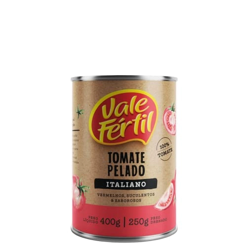 Tomate Pelado Vale Fértil Lata 250g