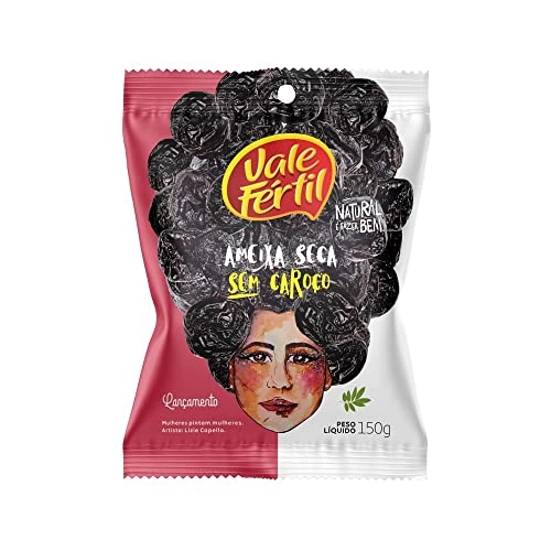 Ameixa Seca Sem Caroço Vale Fértil Pacote 150g