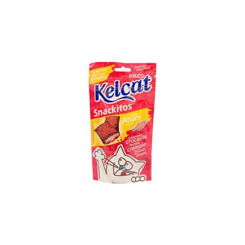 Snacks Para Gatos Adultos Atum Kelcat Sachê 40g