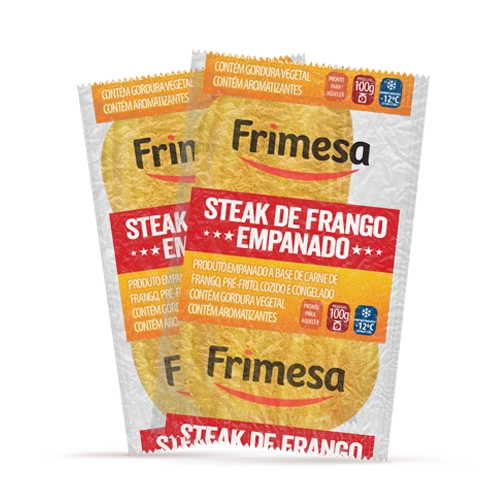 Empanado De Frango Steak Frimesa Pacote 100g
