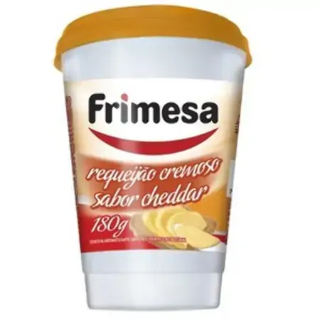 Requeijão Cremoso Cheddar Frimesa Copo 180g