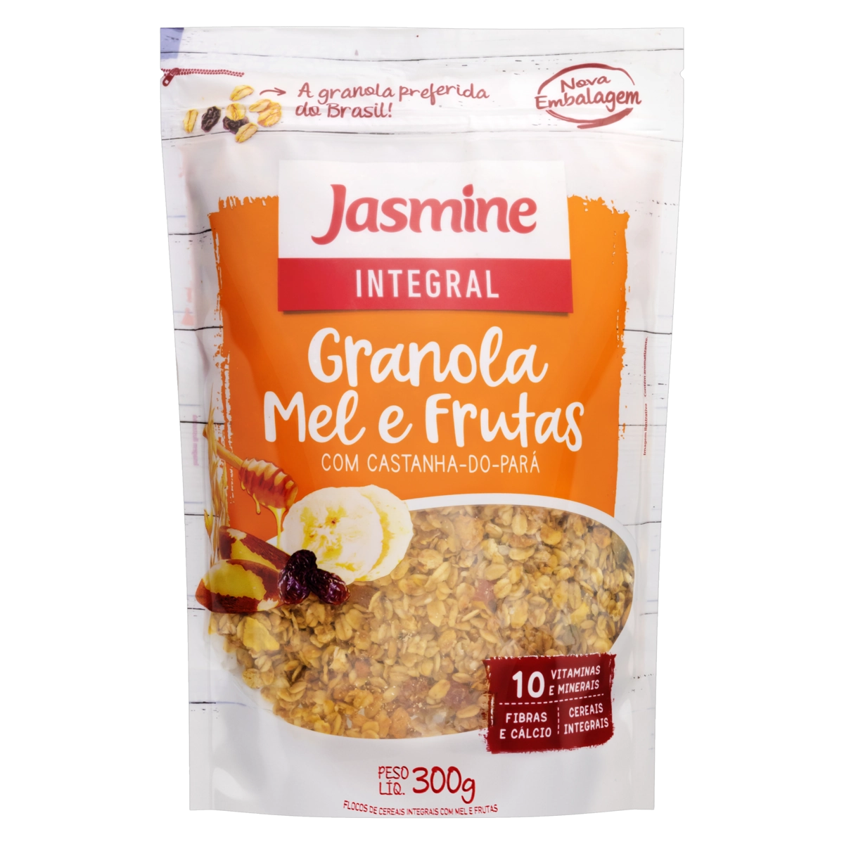Granola Integral Mel E Frutas Jasmine Pouch 250g