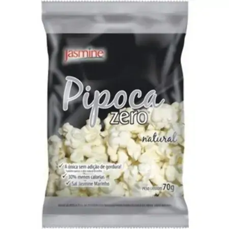Pipoca Para Micro Ondas Natural Jasmine Pacote 70g