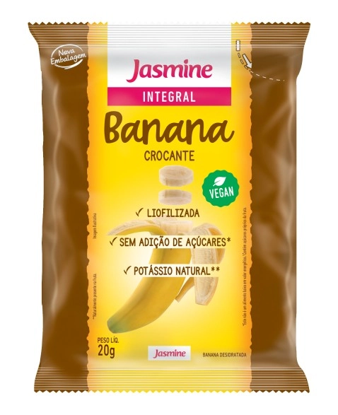 Banana Crocante Jasmine Liofilizada