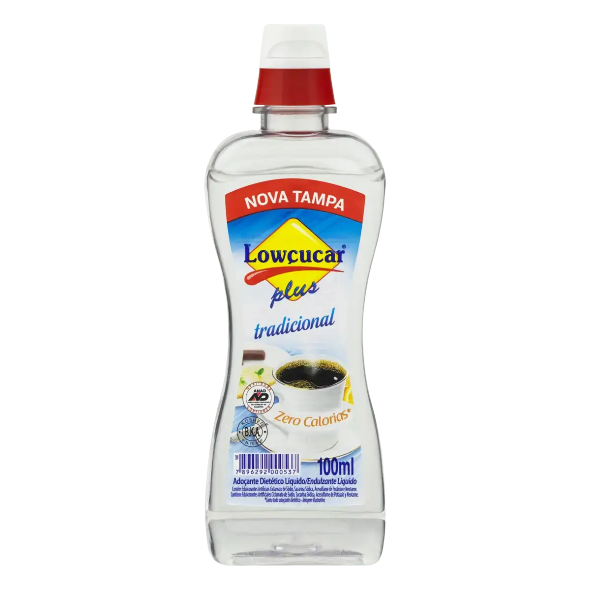 Adoçante Líquido Tradicional Lowçucar Plus Frasco 100ml