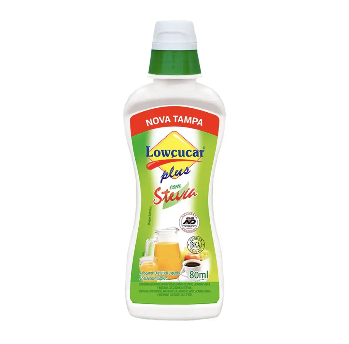 Adoçante Líquido Stevia Lowçucar Plus Frasco 65ml