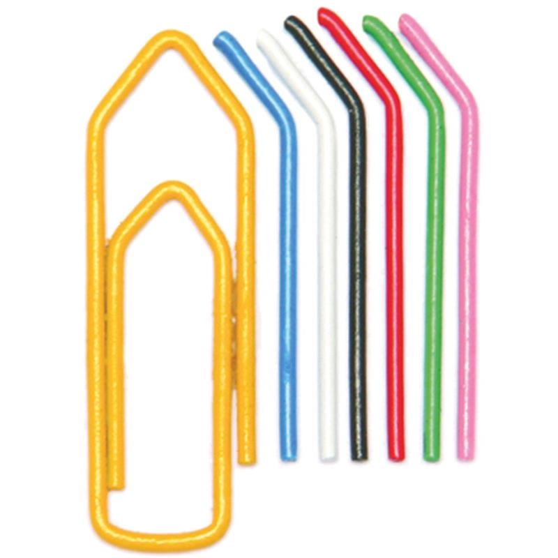 Clips Metalizado Colorido N 1/0 100unidade Acc
