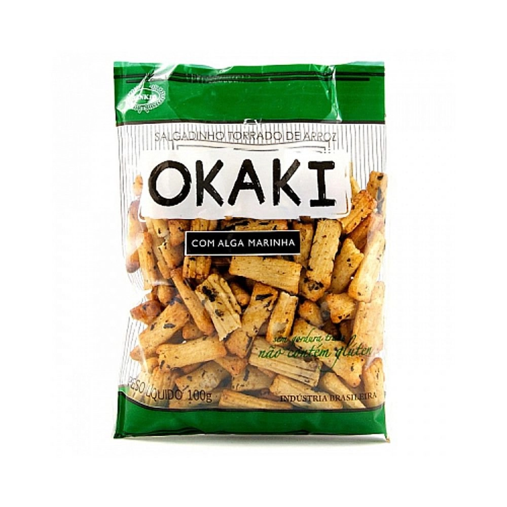 Salgadinho Okaki Torr/arroz/alga Marinha