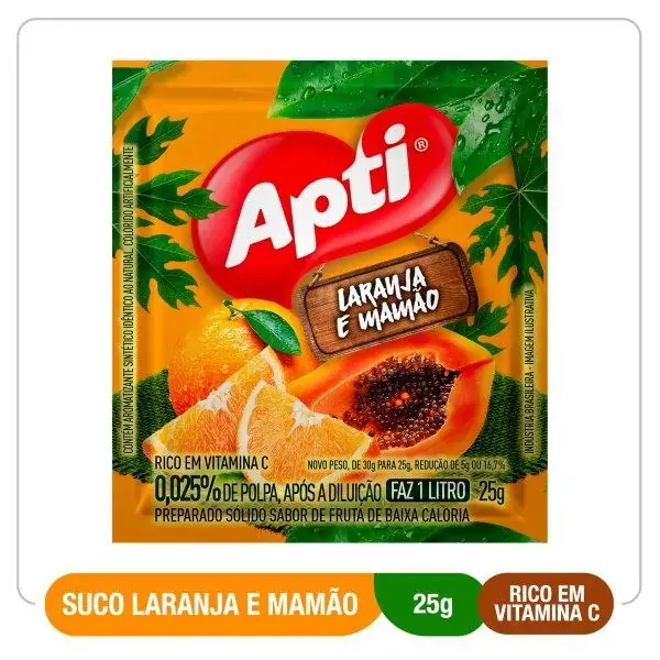 Refresco Apti Laranja C/mamao