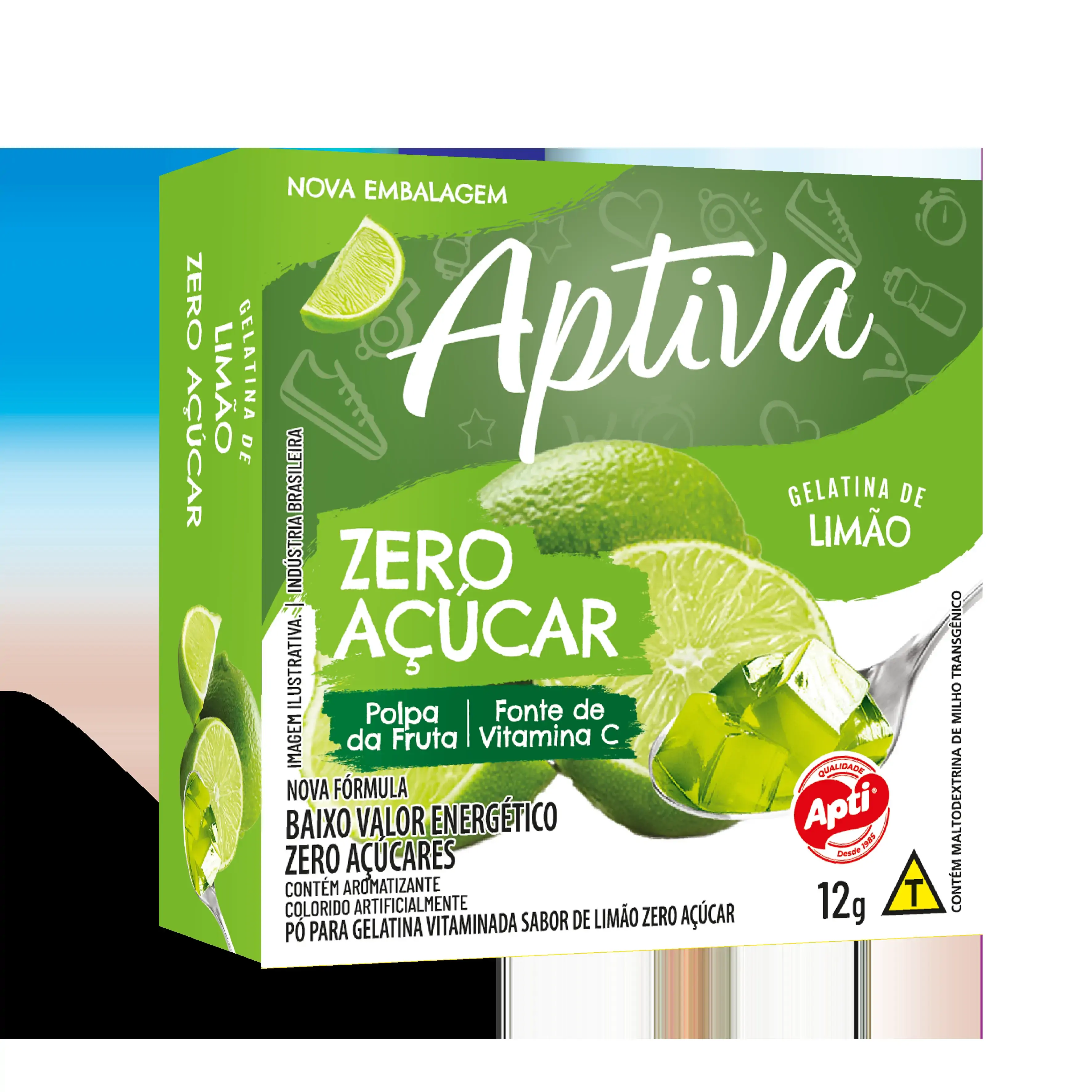 Gelat Zero Apti Unidade Limao