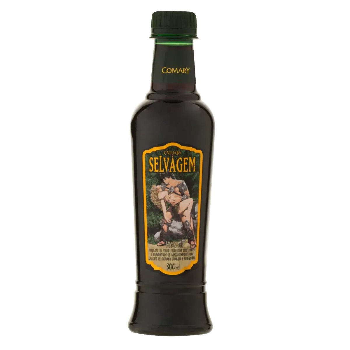 Coquetel Alcoólico De Vinho Tinto Catuaba Comary Selvagem Garrafa 300ml