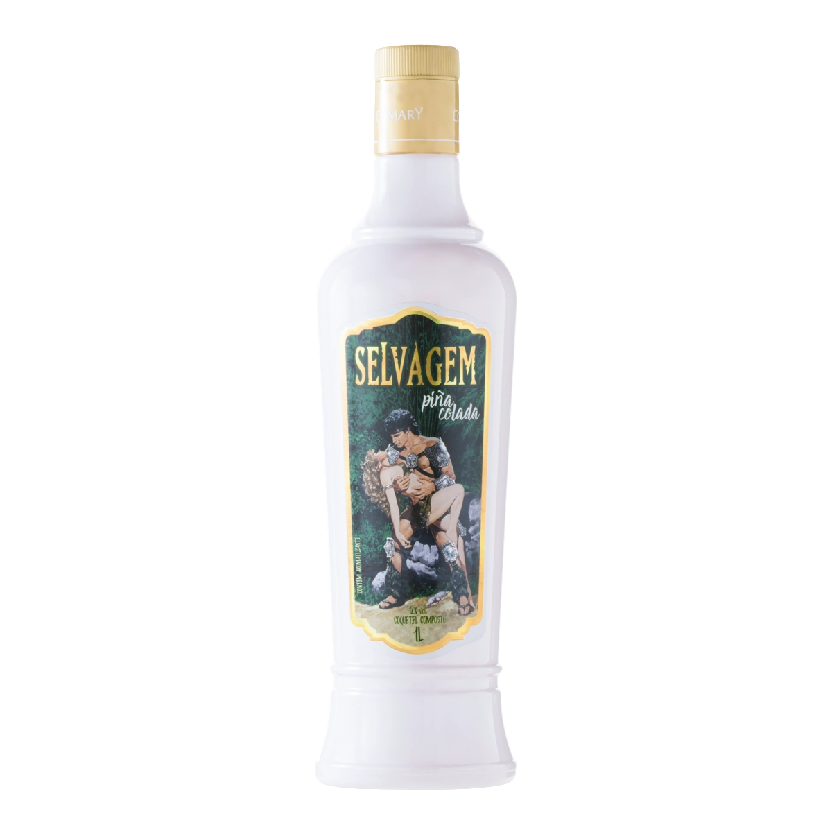 Coquetel Alcoólico Composto Piña Colada Comary Selvagem Garrafa 1l