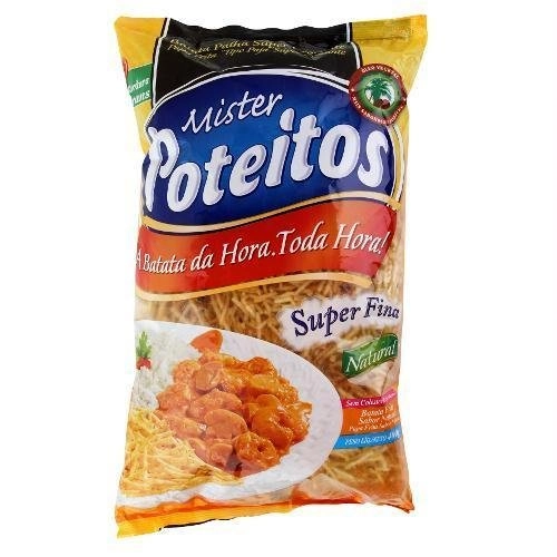 Batata Palha Mister Poteitos 400g Super Fina