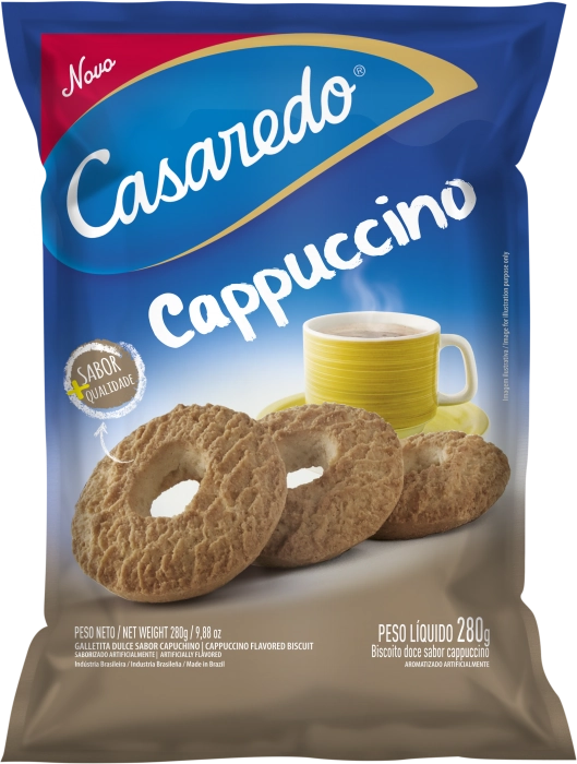 Biscoito Rosca Cappuccino Casaredo 280g