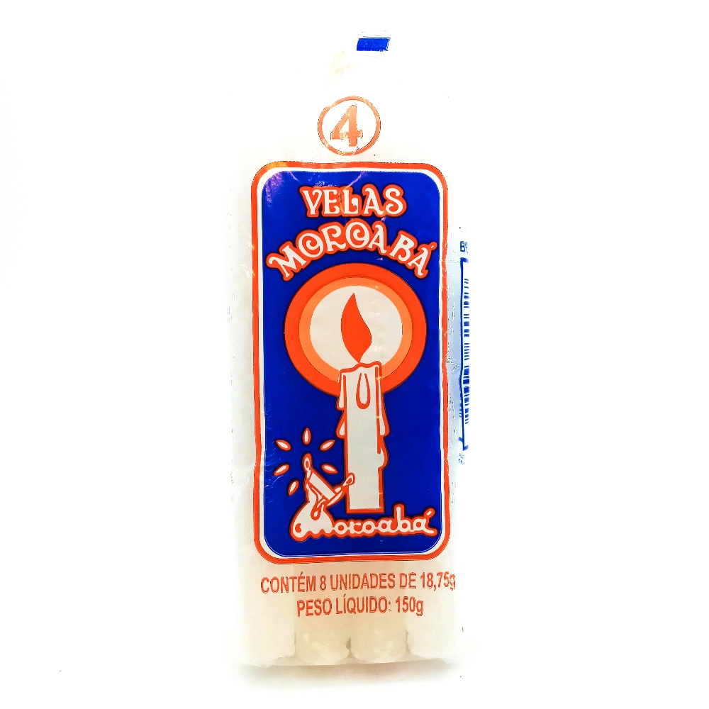 Vela Moroaba N4 Branca C/8