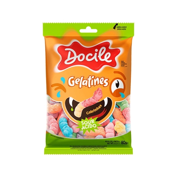 Balas Gelat Minhoca Gummies