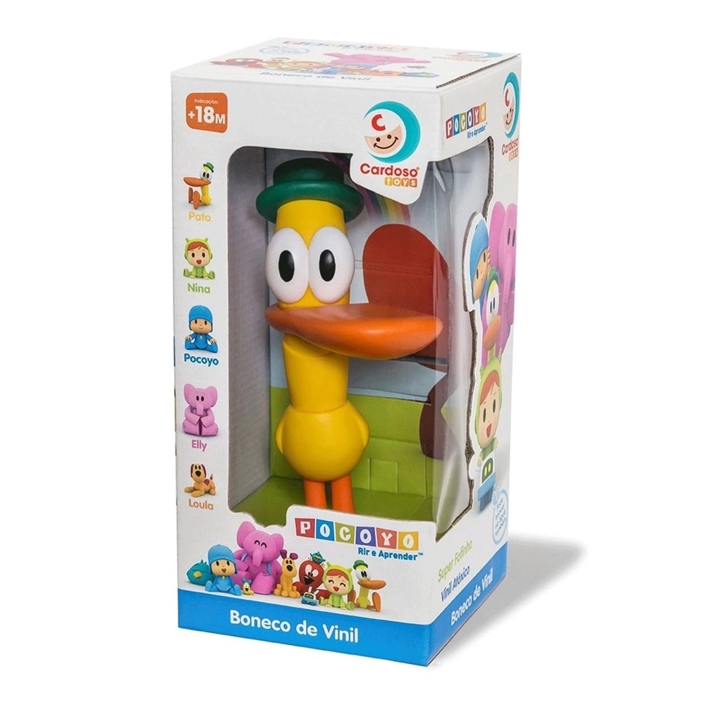 Boneco De Vinil Pato Cardoso Toys Pocoyo