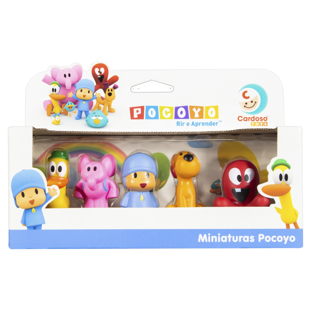Mini Bonecos De Vinil Cardoso Toys Pocoyo 5 Unidades