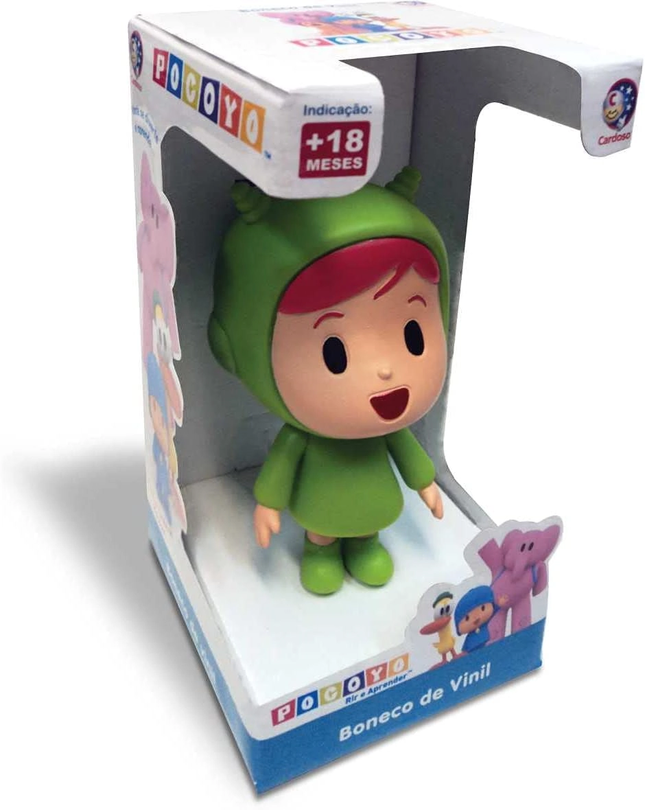 Boneco De Vinil Nina Cardoso Toys Pocoyo