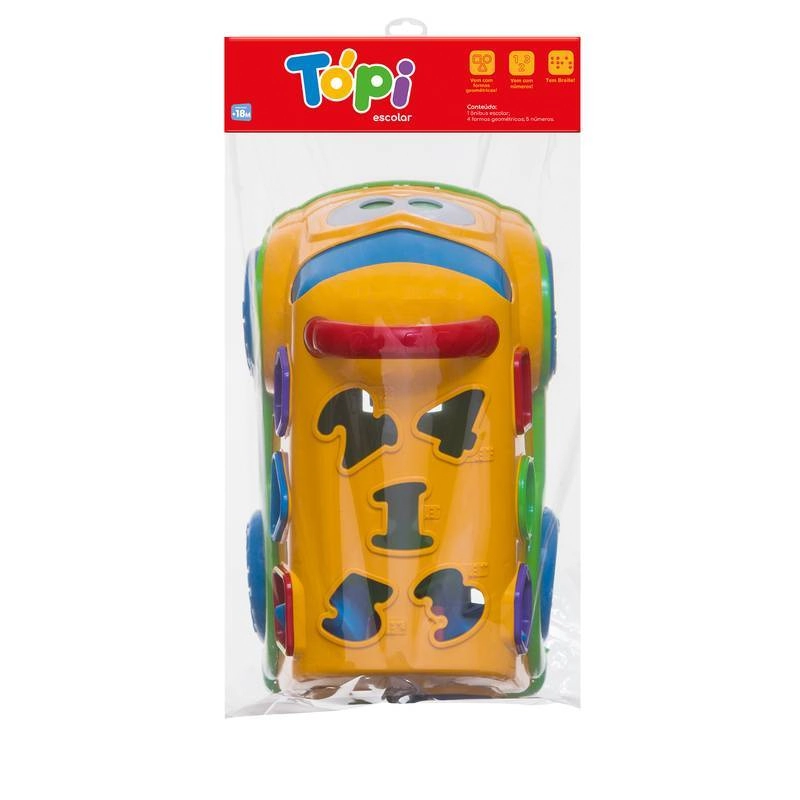 Carrinho Topi Escolar Ref.3058 Cardoso Toys